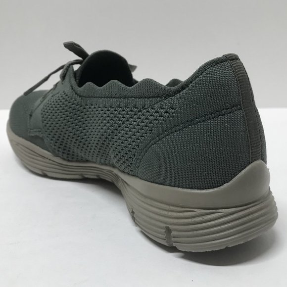 Skechers Washable Knit Slip-On Shoes - Seager in Olive - Picture 13 of 16